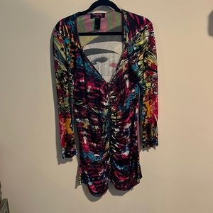 Custo Line Zip front multicolor dress